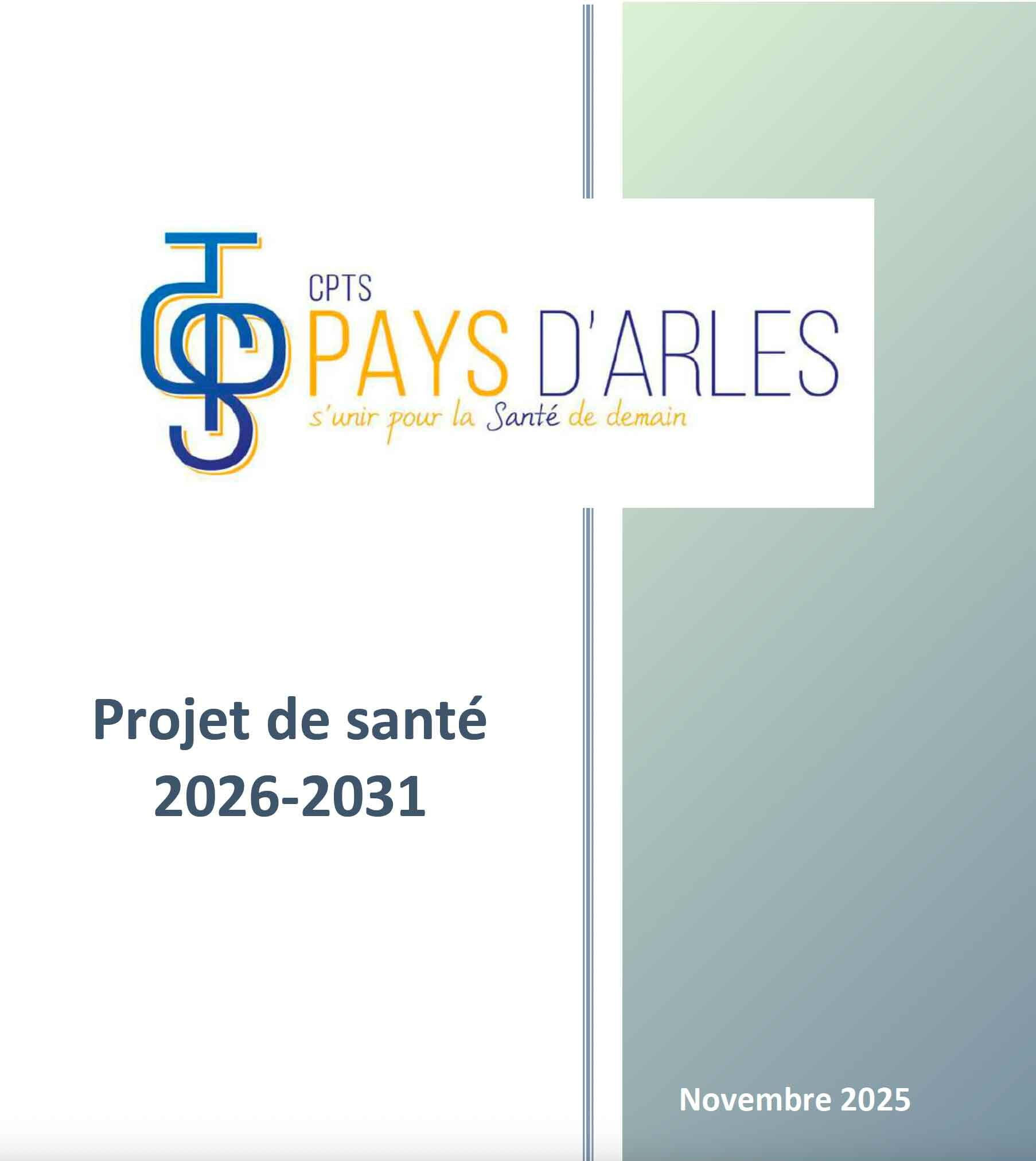 Projet de Santé de la CPTS Pays d’Arles 2026-2031