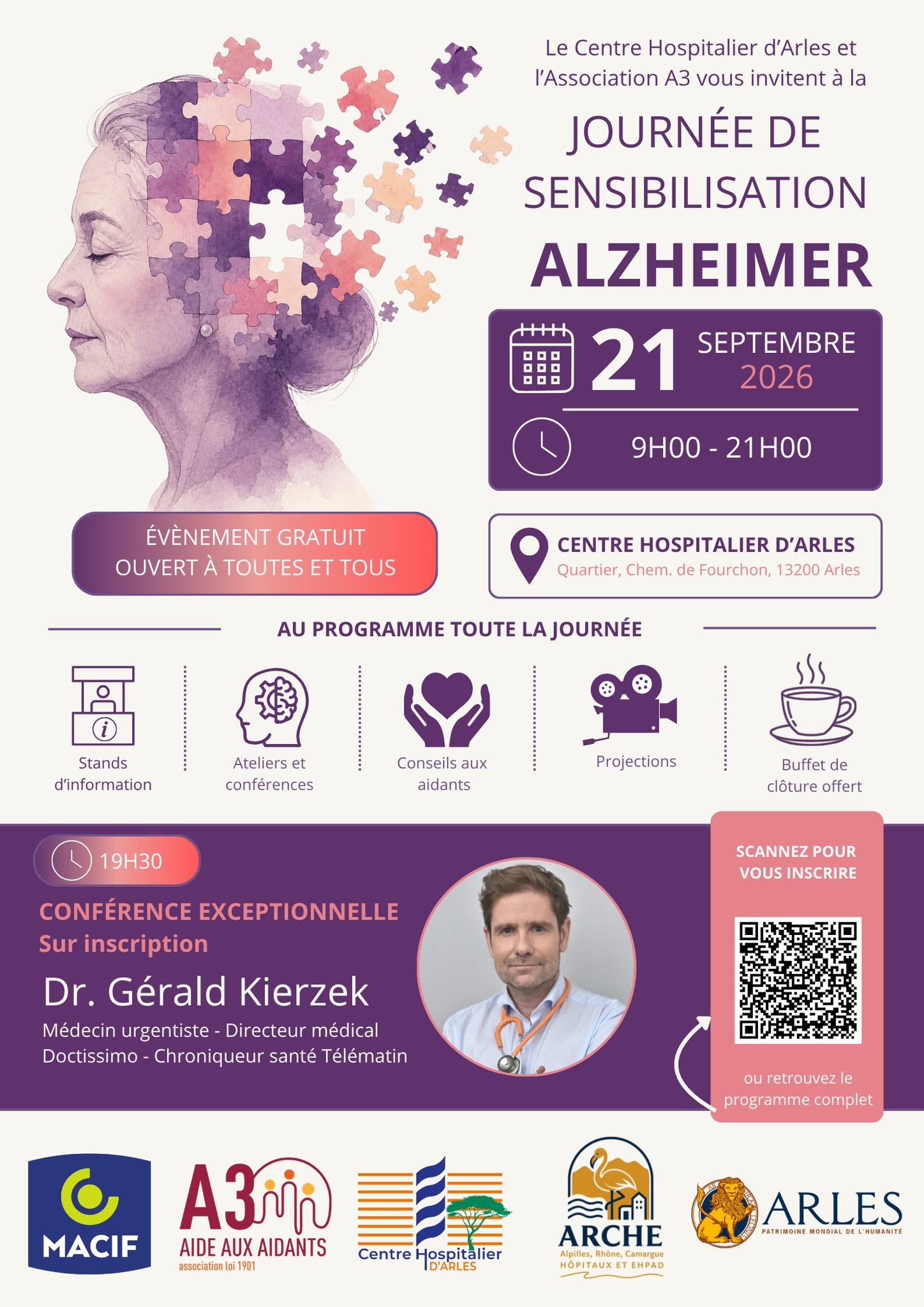 Journée de sensibilisation à la maladie d’Alzheimer